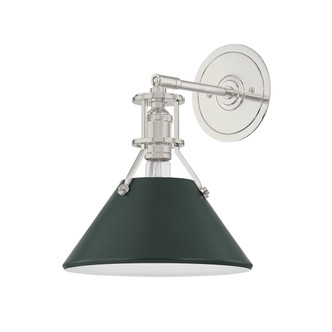 Hudson Valley - MDS350-PN/SSG - One Light Wall Sconce - Painted No. 2 - Polished Nickel