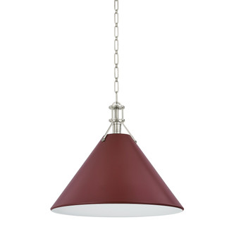 Hudson Valley - MDS352L-PN/CRN - One Light Pendant - Painted No. 2 - Polished Nickel