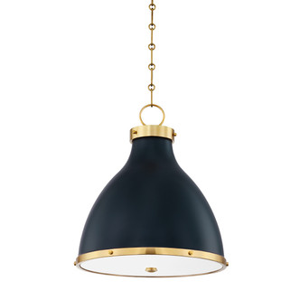 Hudson Valley - MDS361-AGB/DBL - Two Light Pendant - Painted No. 3 - Aged Brass