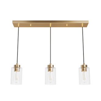 Hunter - 13069 - Three Light Pendant - Hartland - Alturas Gold