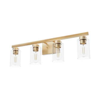 Hunter - 13081 - Four Light Bathroom Vanity - Hartland - Alturas Gold