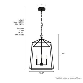 Fair Oaks Four Light Pendant (13095)