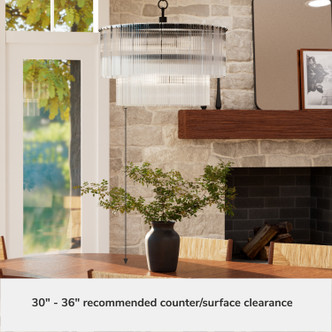 Ontario Six Light Chandelier (13143)