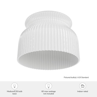 Harlowe One Light Flush Mount (13181)