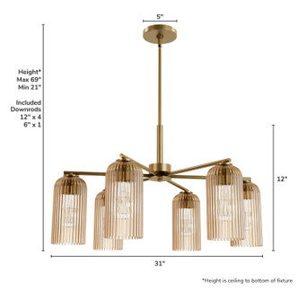 Beverly Glen Six Light Chandelier (13230)