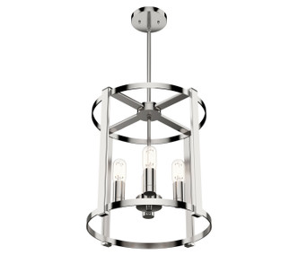 Hunter - 19002 - Four Light Chandelier - Astwood - Polished Nickel
