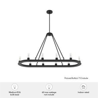 Saddlewood Ten Light Chandelier (19027)