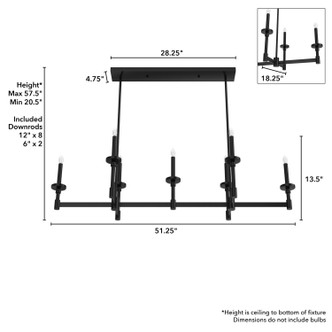 Briargrove Seven Light Chandelier (19056)