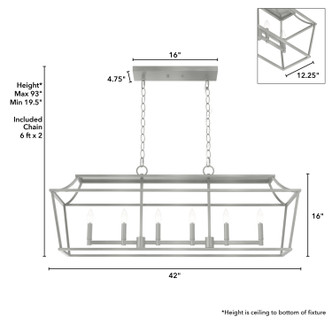 Laurel Ridge Six Light Chandelier (19079)