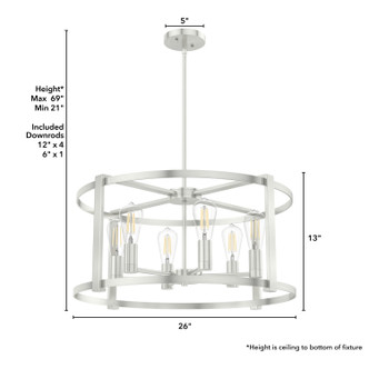 Astwood Six Light Chandelier (19118)