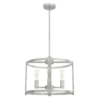 Hunter - 19134 - Four Light Chandelier - Astwood - Brushed Nickel