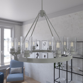 Hartland Eight Light Chandelier (19135)