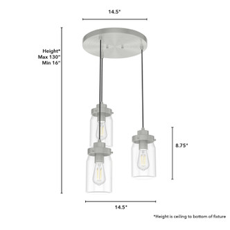 Devon Park Three Light Pendant (19158)