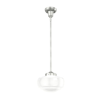 Hunter - 19190 - One Light Pendant - Saddle Creek - Brushed Nickel