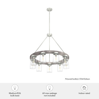 Devon Park Nine Light Chandelier (19246)