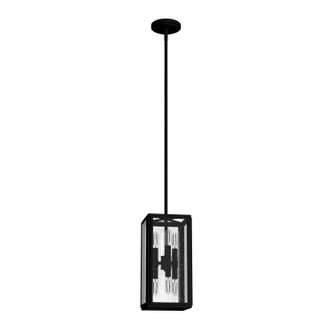 Hunter - 19261 - Six Light Pendant - Felippe - Natural Black Iron