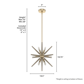 Jupiter Star 12 Light Pendant (19339)