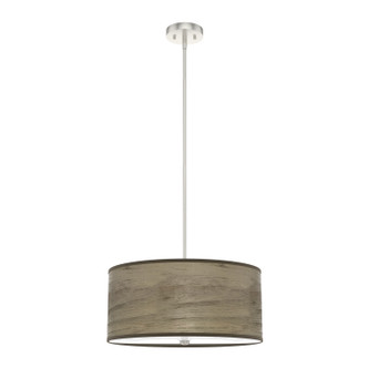 Hunter - 19381 - Three Light Pendant - Solhaven - Warm Grey Oak