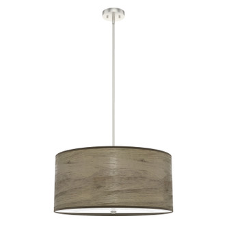 Hunter - 19384 - Four Light Pendant - Solhaven - Warm Grey Oak