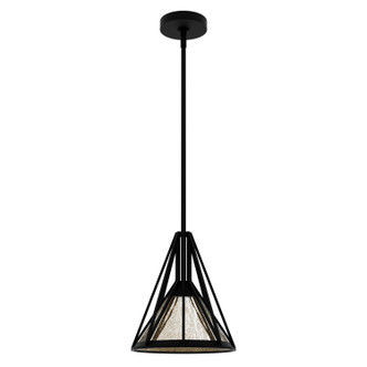 Hunter - 19449 - One Light Pendant - Rafner - Natural Black Iron