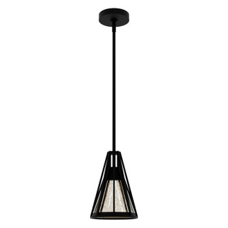Hunter - 19455 - One Light Mini Pendant - Rafner - Natural Black Iron