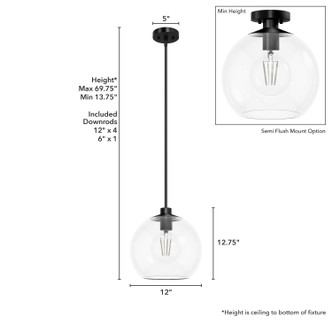 Xidane One Light Pendant (19513)