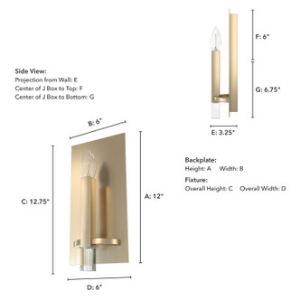 Sunjai One Light Wall Sconce (19527)