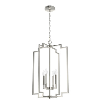 Hunter - 19577 - Four Light Pendant - Zoanne - Brushed Nickel