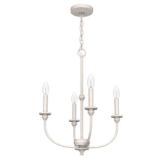 Hunter - 19639 - Four Light Chandelier - Southcrest - Distressed White Hunter - 19639 - Four Light Chandelier - Southcrest - Distressed White