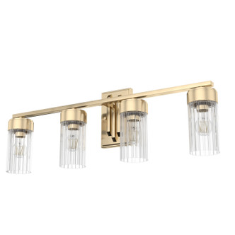Hunter - 19686 - Four Light Bathroom Vanity - Gatz - Alturas Gold