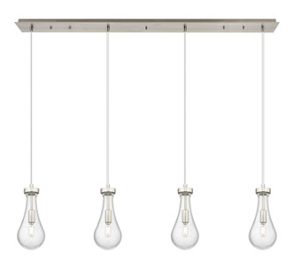 Innovations - 124-451-1P-SN-G451-5SDY - Four Light Linear Pendant - Downtown Urban - Brushed Satin Nickel