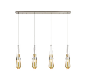 Innovations - 124-452-1P-SN-G452-4ME - Four Light Linear Pendant - Downtown Urban - Brushed Satin Nickel