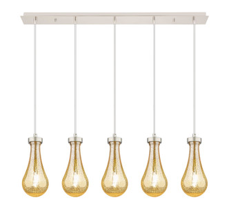 Innovations - 125-451-1P-PN-G451-5ME - Five Light Linear Pendant - Downtown Urban - Polished Nickel