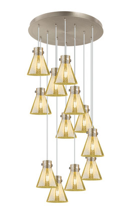 Innovations - 126-410-1PS-SN-G411-8ME - 12 Light Pendant - Downtown Urban - Brushed Satin Nickel