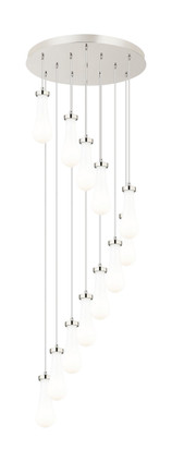 Innovations - 126-451-1P-PN-G451-4GWH - 12 Light Pendant - Downtown Urban - Brushed Polished Nickel