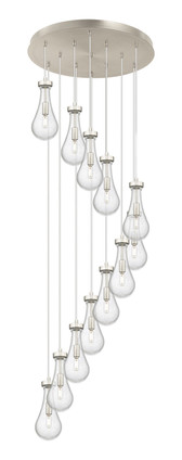 Innovations - 126-451-1P-SN-G451-5SDY - 12 Light Pendant - Downtown Urban - Brushed Satin Nickel