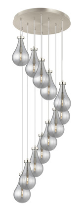 Innovations - 126-451-1P-SN-G451-7SM - 12 Light Pendant - Downtown Urban - Brushed Satin Nickel