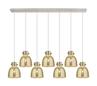 Innovations - 127-410-1PS-PN-G412-8ME - Seven Light Linear Pendant - Downtown Urban - Polished Nickel