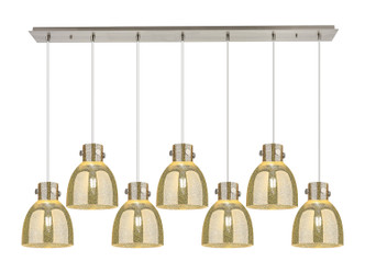 Innovations - 127-410-1PS-SN-G412-8ME - Seven Light Linear Pendant - Downtown Urban - Brushed Satin Nickel