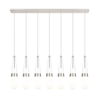 Innovations - 127-452-1P-PN-G452-4GWH - Seven Light Linear Pendant - Downtown Urban - Polished Nickel