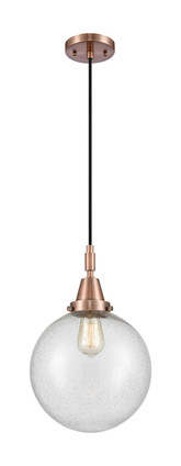 Innovations - 447-1P-AC-G204-10 - One Light Mini Pendant - Caden - Antique Copper