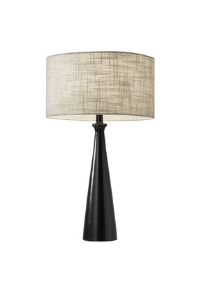 Adesso Home - 1517-01 - Table Lamp - Linda - Black