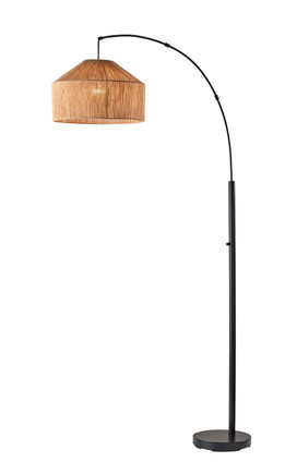 Adesso Home - 1637-01 - Floor Lamp - Amalfi - Black