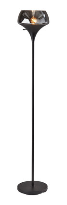 Adesso Home - 2144-01 - Torchiere - Eliza - Black