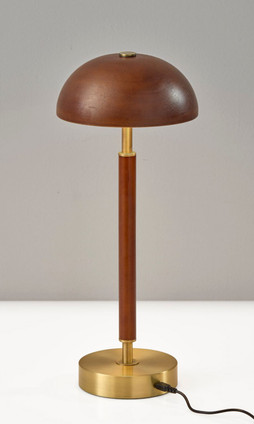 Adesso Home - 3064-15 - LED Table Lamp - Ronny - Walnut