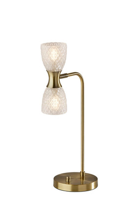 Adesso Home - 3862-21 - LED Desk Lamp - Nina - Antique Brass