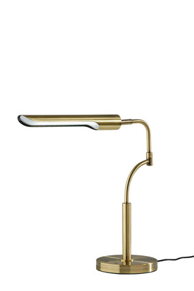 Adesso Home - 3957-21 - LED Desk Lamp - Zane - Antique Brass