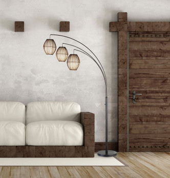 Maui Three Light Floor Lamp (4026-26)