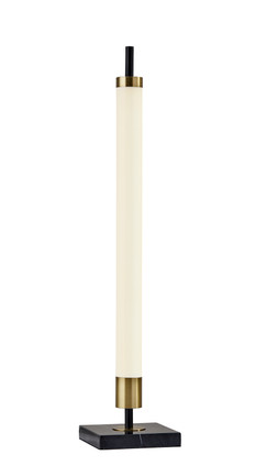 Adesso Home - 4190-01 - LED Table Lamp - Piper - Black/Antique Brass