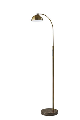 Adesso Home - 4307-21 - LED Floor Lamp - Bolton - Antique Brass